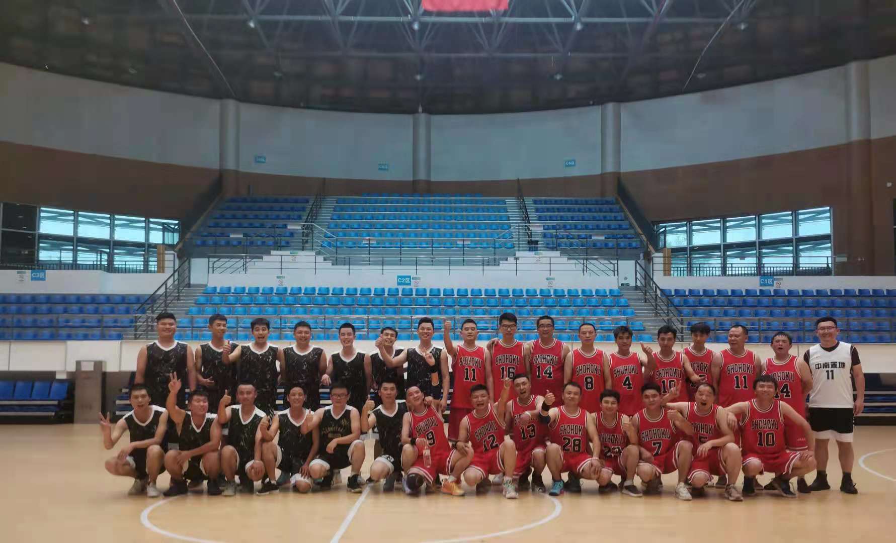 篮球友谊赛——重庆拓达建设十七项目部vs贵州建工